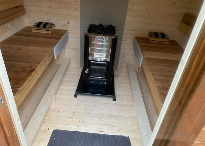 Private Big Garden Double With Outside Hottub And Barrelsauna, Woodside, Nature Lejlighed *